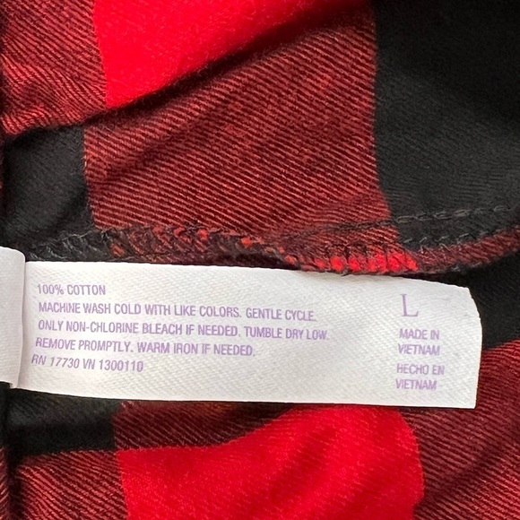 Women's Perfectly Cozy Flannel Plaid Pajama Pants - Stars Above - Picture 8 of 8